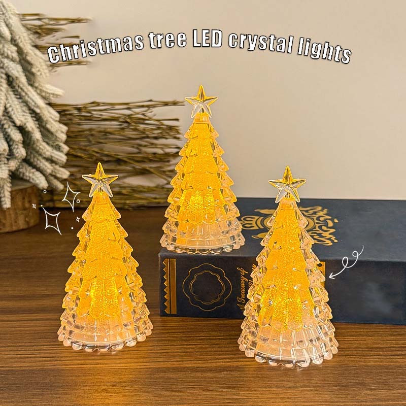 Christmas tree LED crystal lights