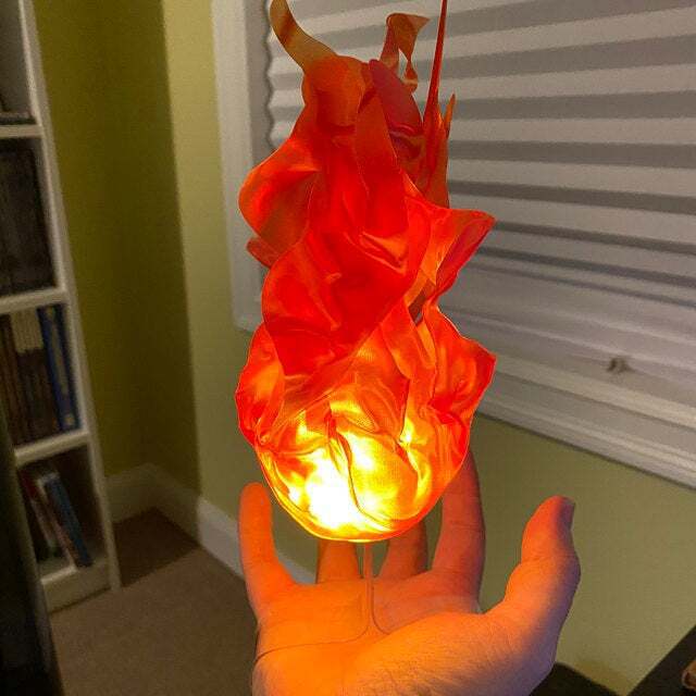 Halloween floating fireball props