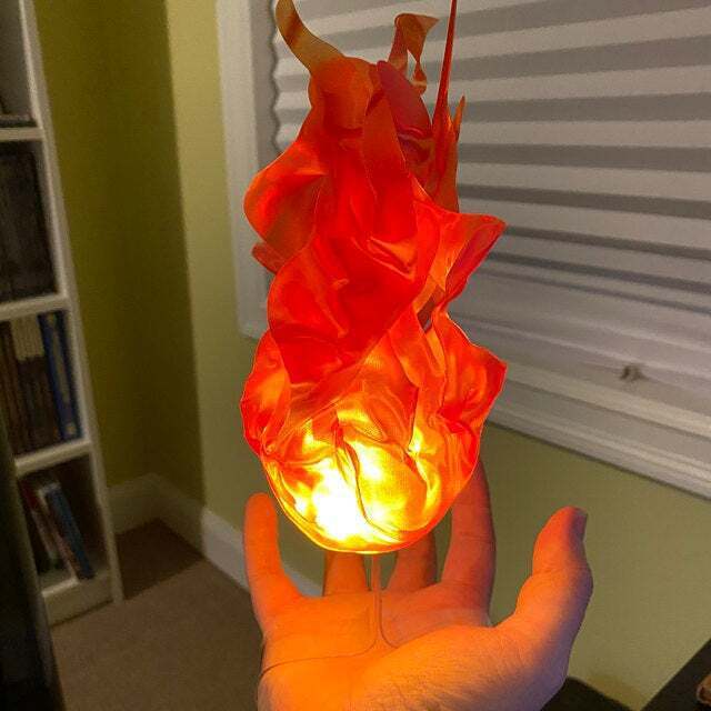 Halloween floating fireball props