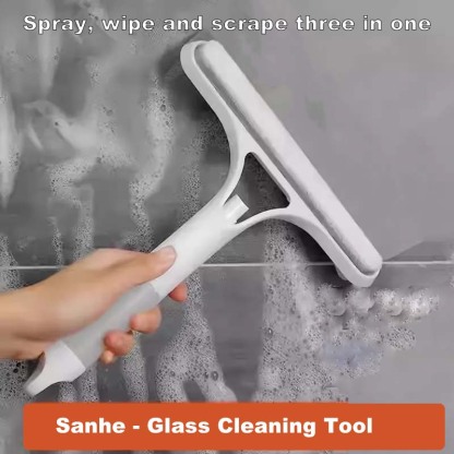 Mirror cleaning tool three in one