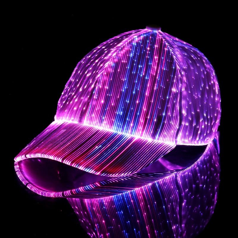LED light baseball cap