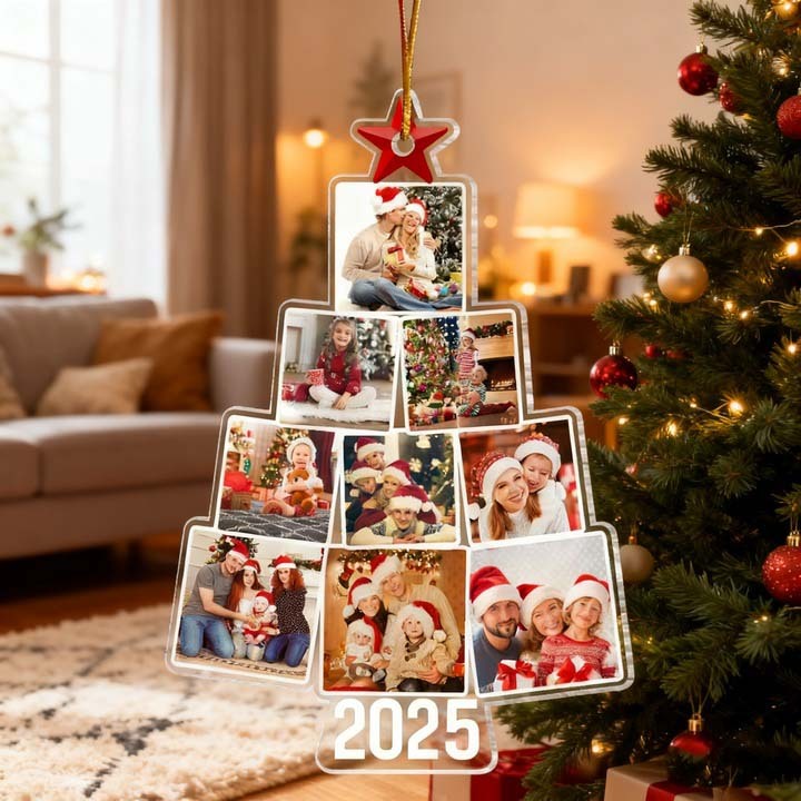 Customized Photo Christmas Tree Decorations