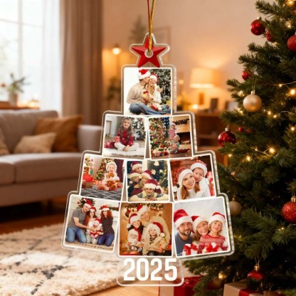 Customized Photo Christmas Tree Decorations