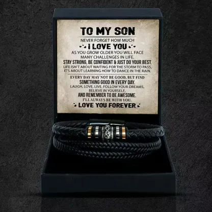 To My Son -"Love You Forever' Bracelet Gift Set