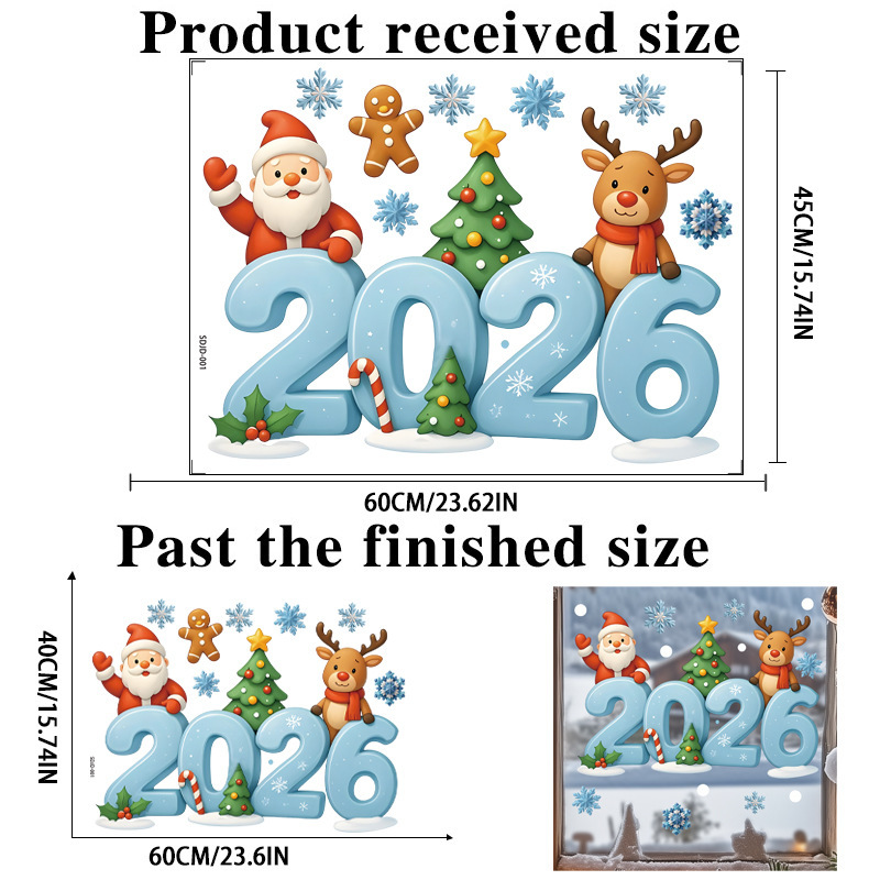 2026 Christmas 3D Stickers