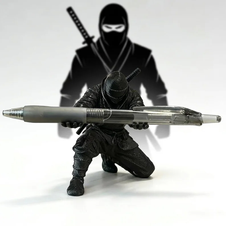 3D printed ninja figurine
