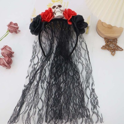 Rose skull headdress