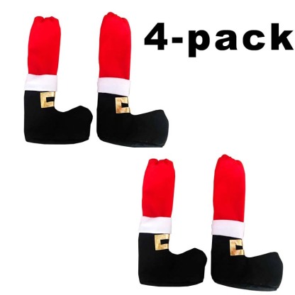 Christmas decoration table and chair foot covers