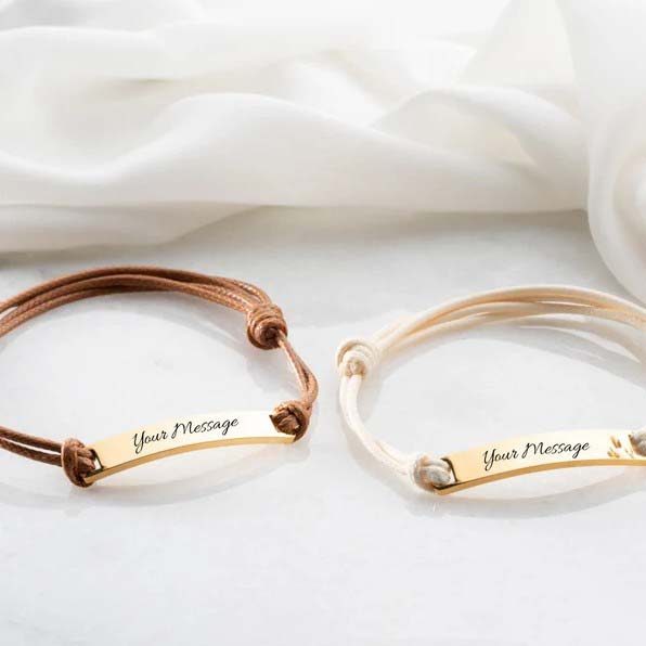 Custom engraved bracelets