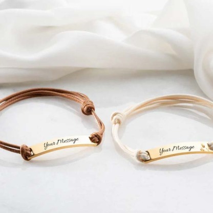 Custom engraved bracelets