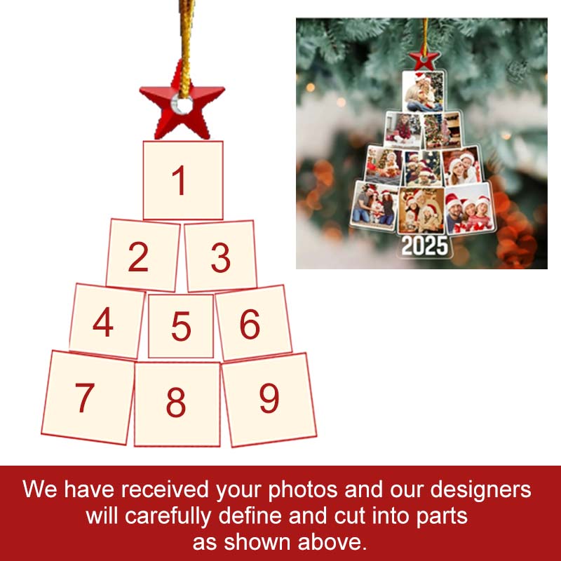 Customized Photo Christmas Tree Decorations