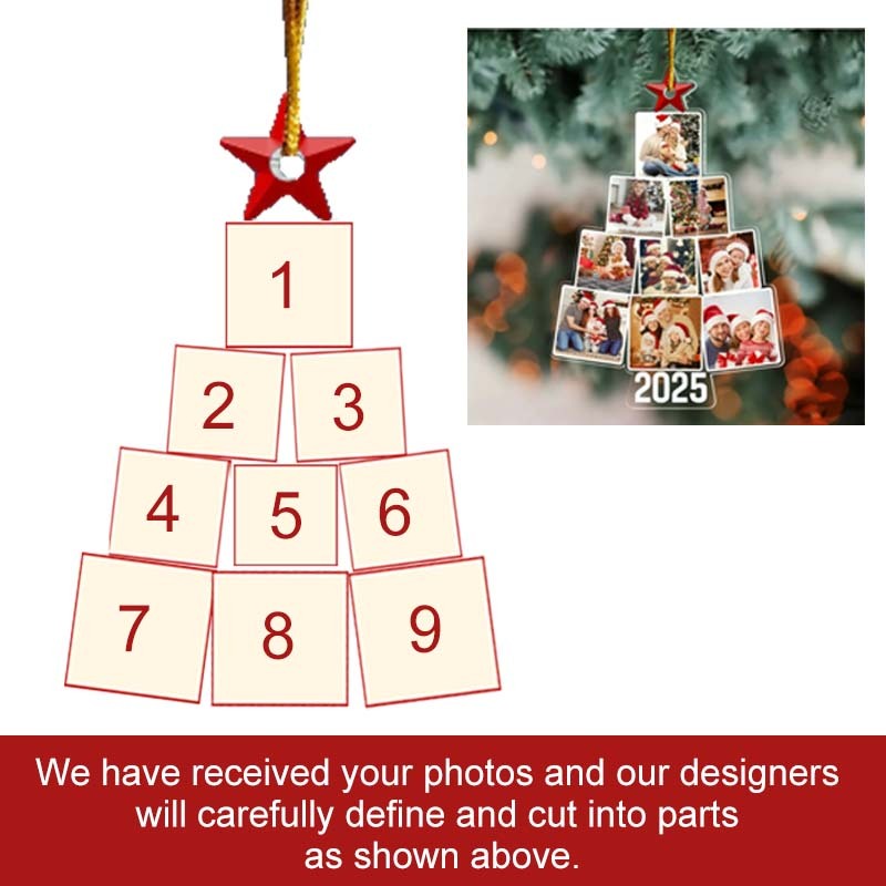 Customized Photo Christmas Tree Decorations
