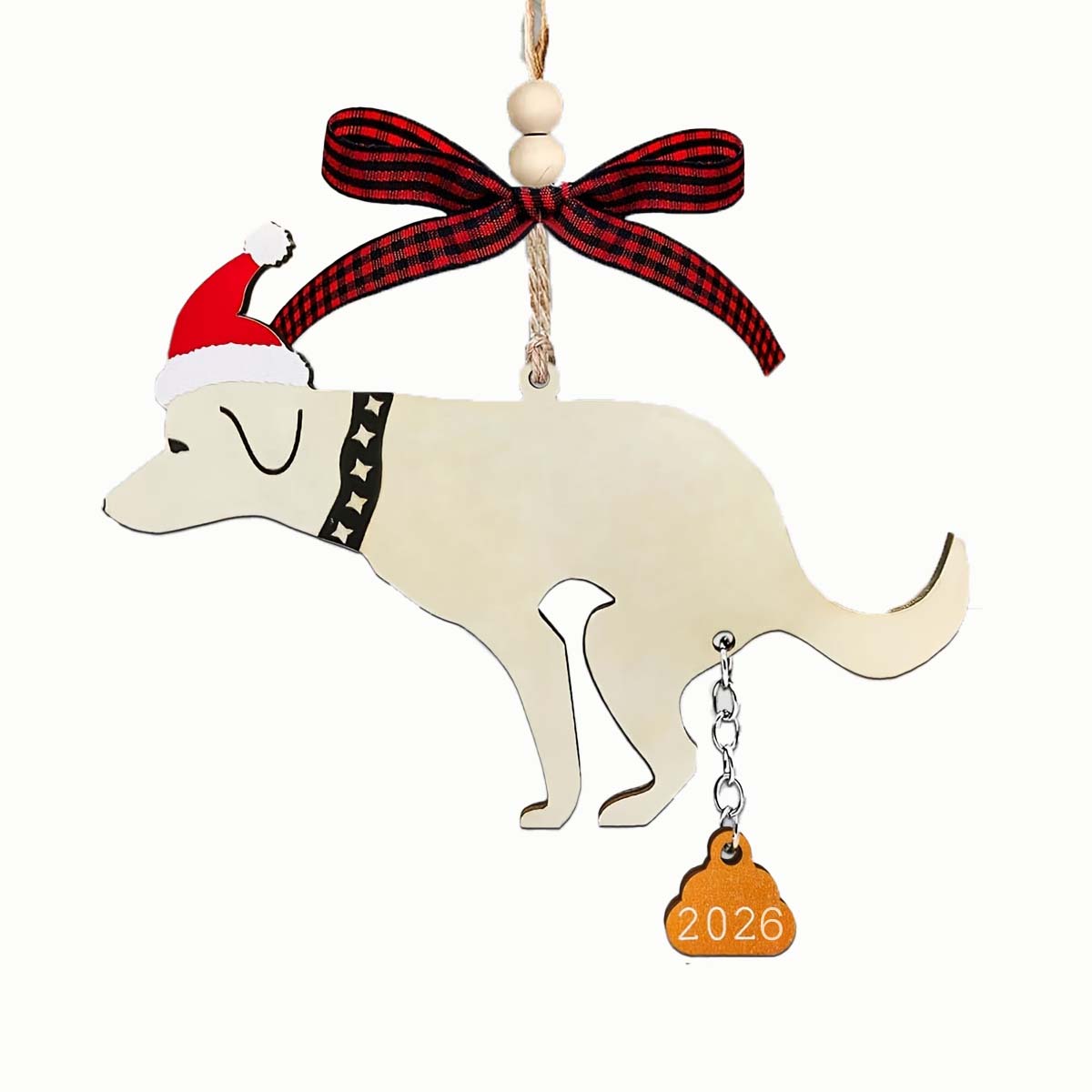 Christmas wooden ornaments