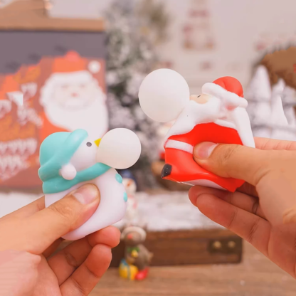 Santa's Bubble Squeezing Fun