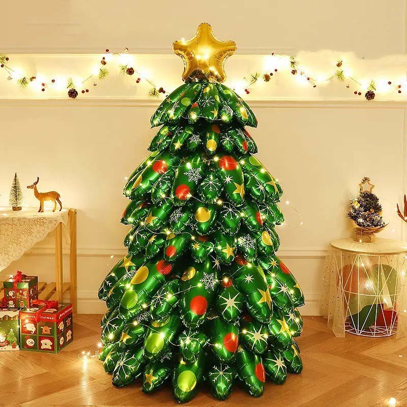 3D Christmas Tree Balloons