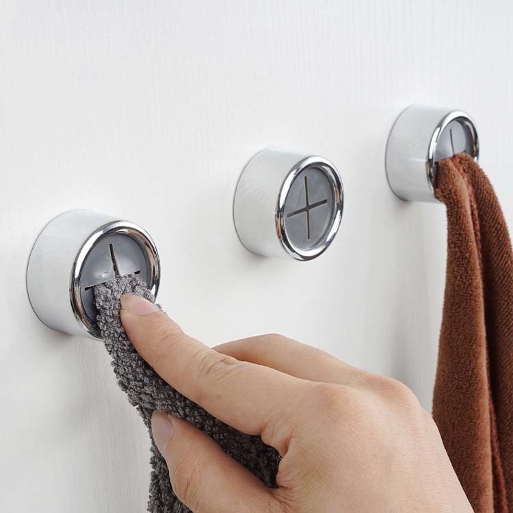 No-drill towel hooks