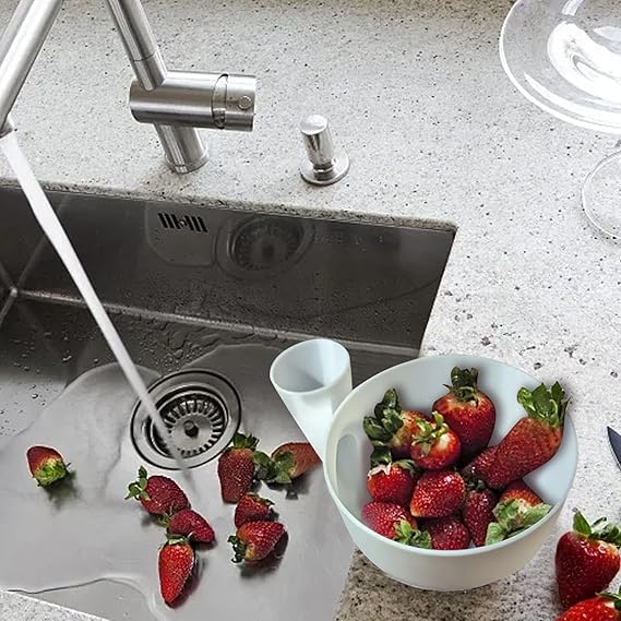 Automatic vegetable and fruit washer basket