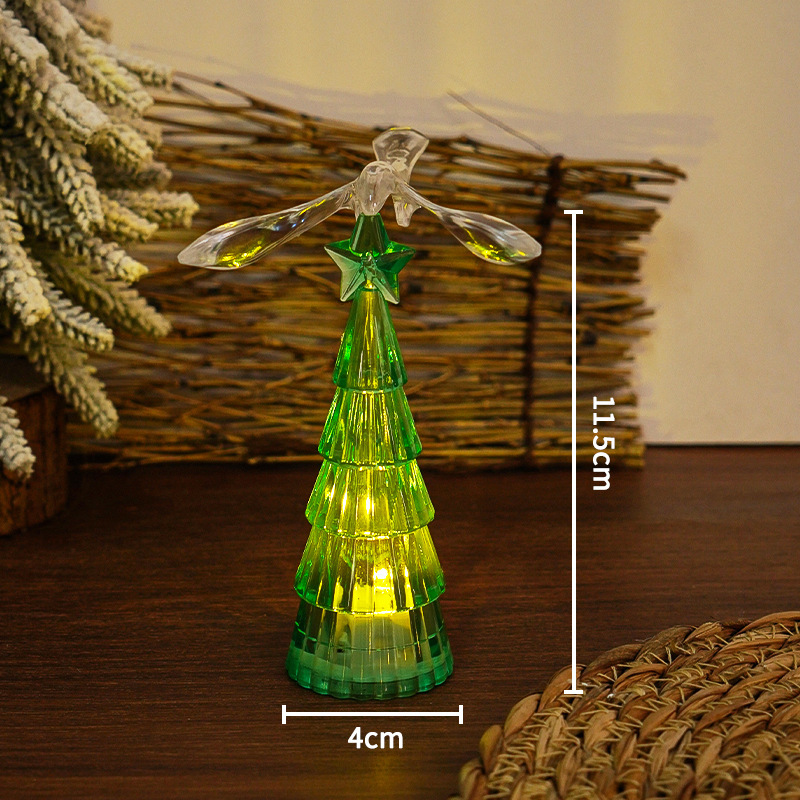 Crystal Bird Christmas Tree Night Light