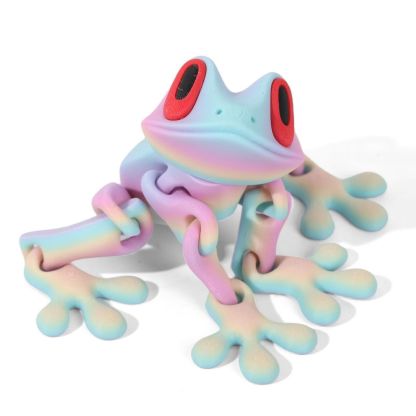 3D Printed Magnetic Frog Fridge Magnet