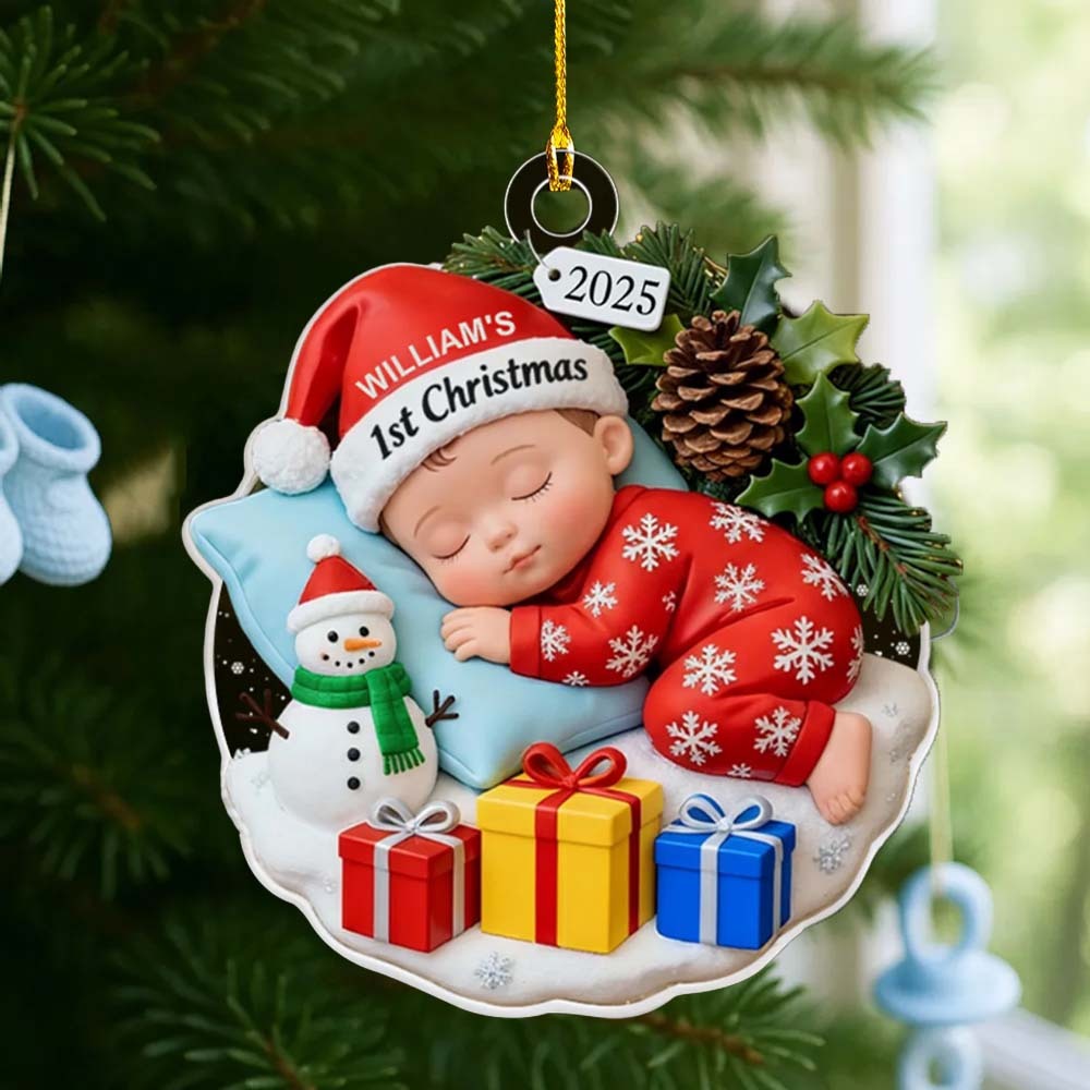 Personalized Decorations - Acrylic Keepsakes for Sleeping Babies