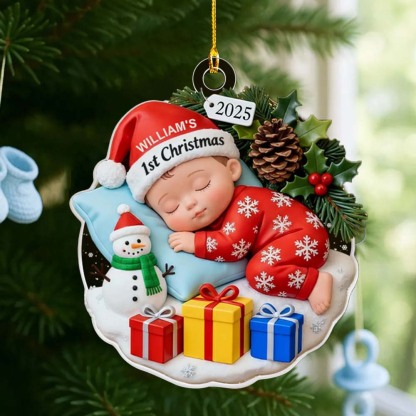 Personalized Decorations - Acrylic Keepsakes for Sleeping Babies