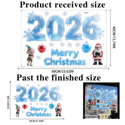2026 Christmas 3D Stickers