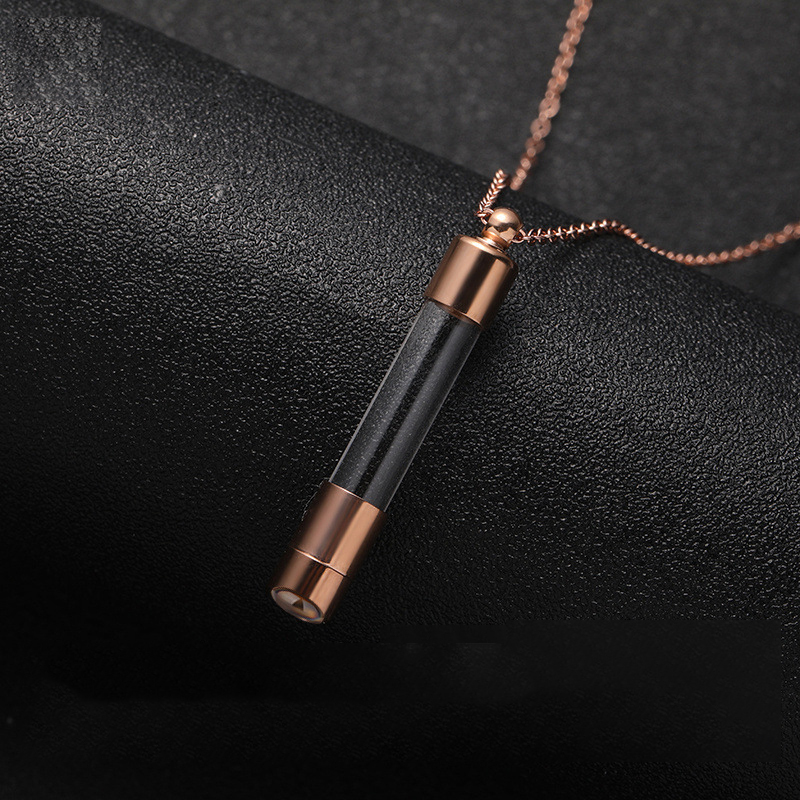 Projection bottle necklace