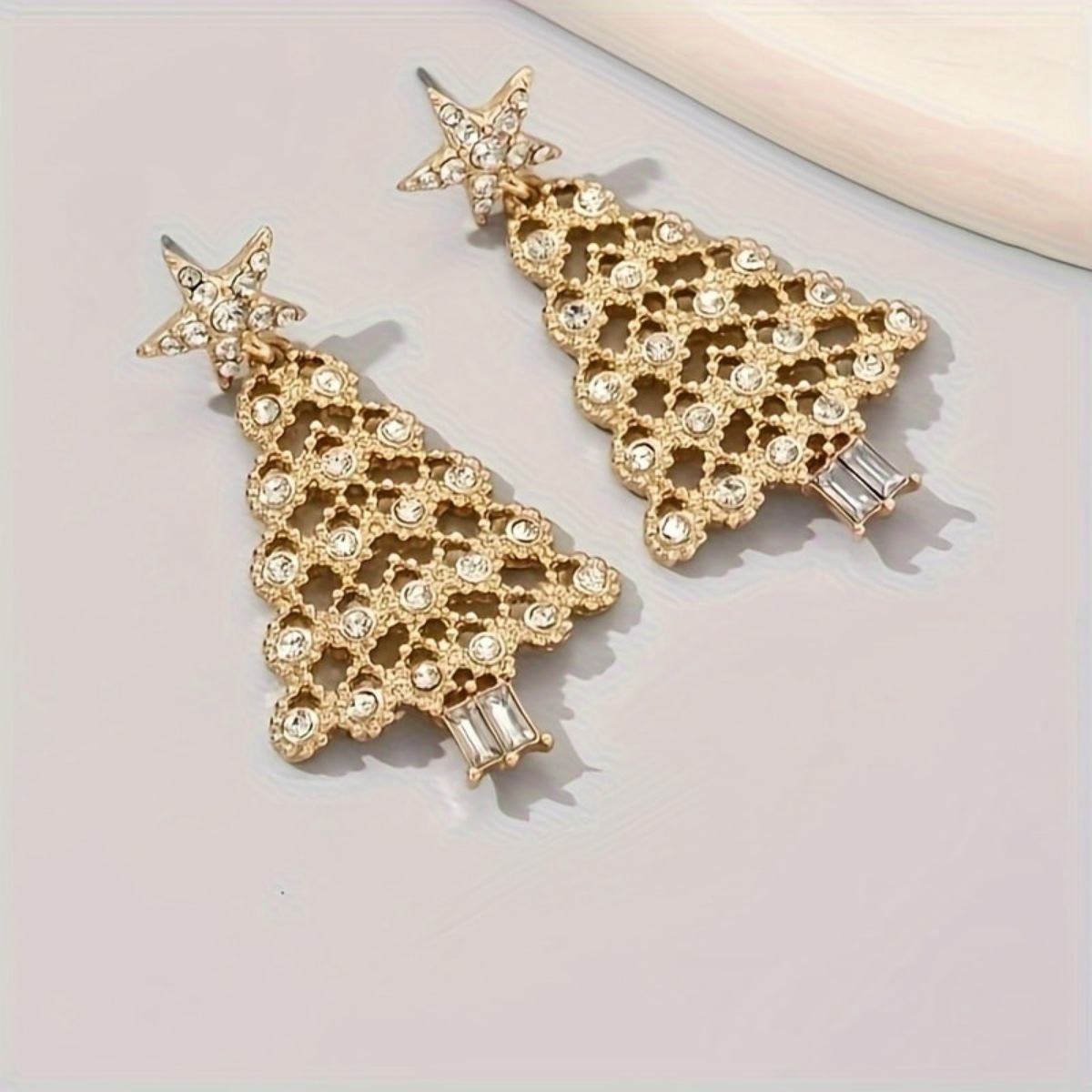 Christmas tree earrings