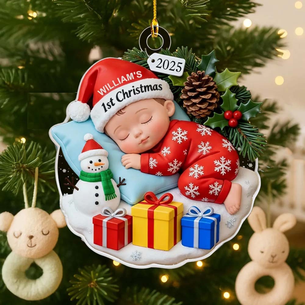 Personalized Decorations - Acrylic Keepsakes for Sleeping Babies