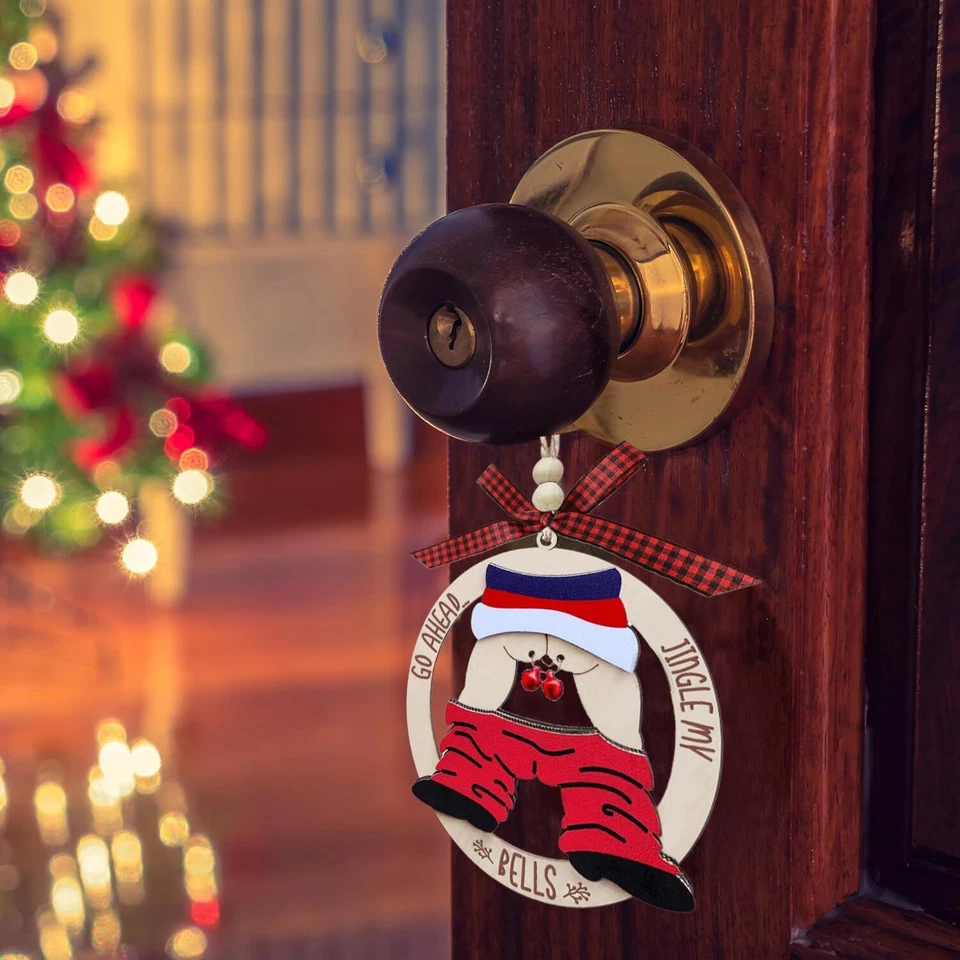 Christmas wooden ornaments