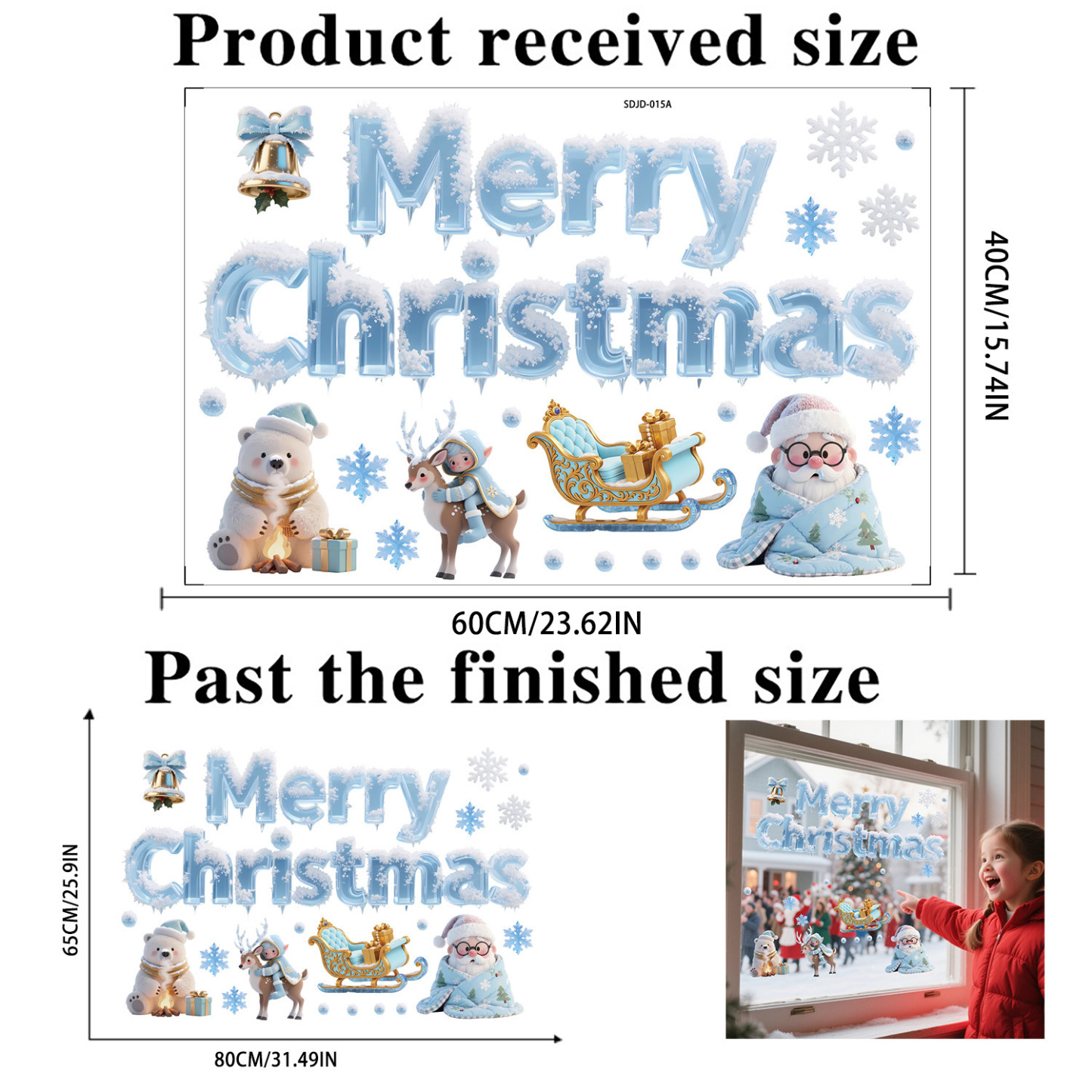 2026 Christmas 3D Stickers