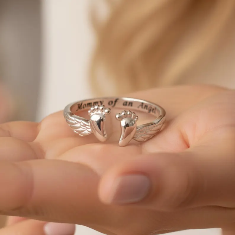 Mom's Angel Ring