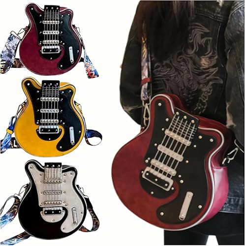 Music-Inspired Guitar Crossbody Bag
