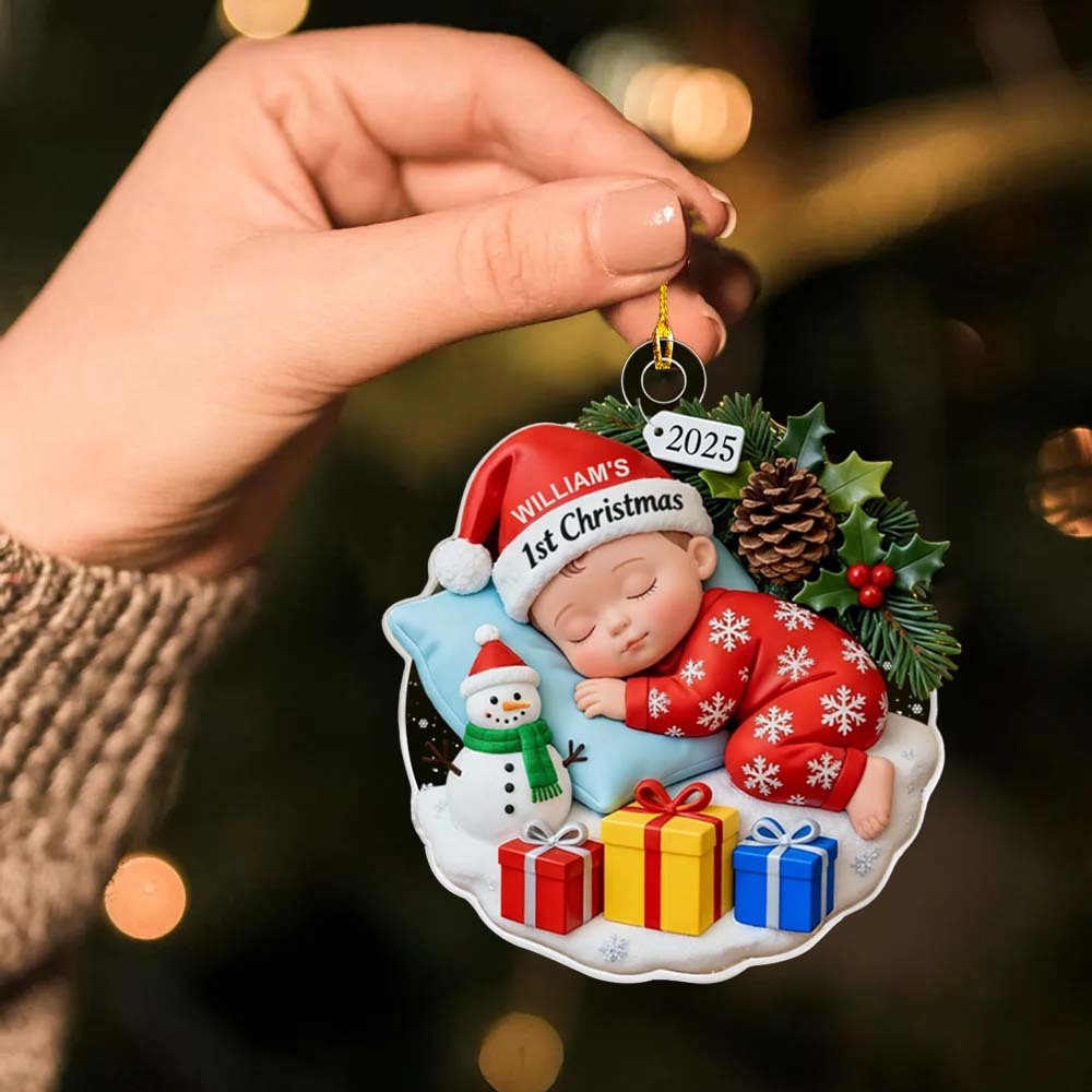 Personalized Decorations - Acrylic Keepsakes for Sleeping Babies