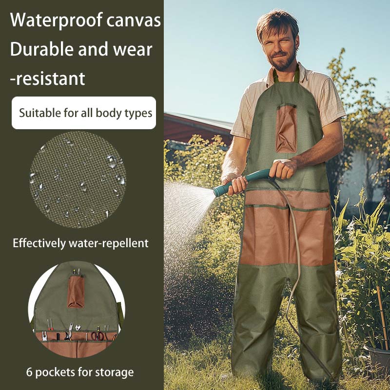 Multi-pocket extended apron