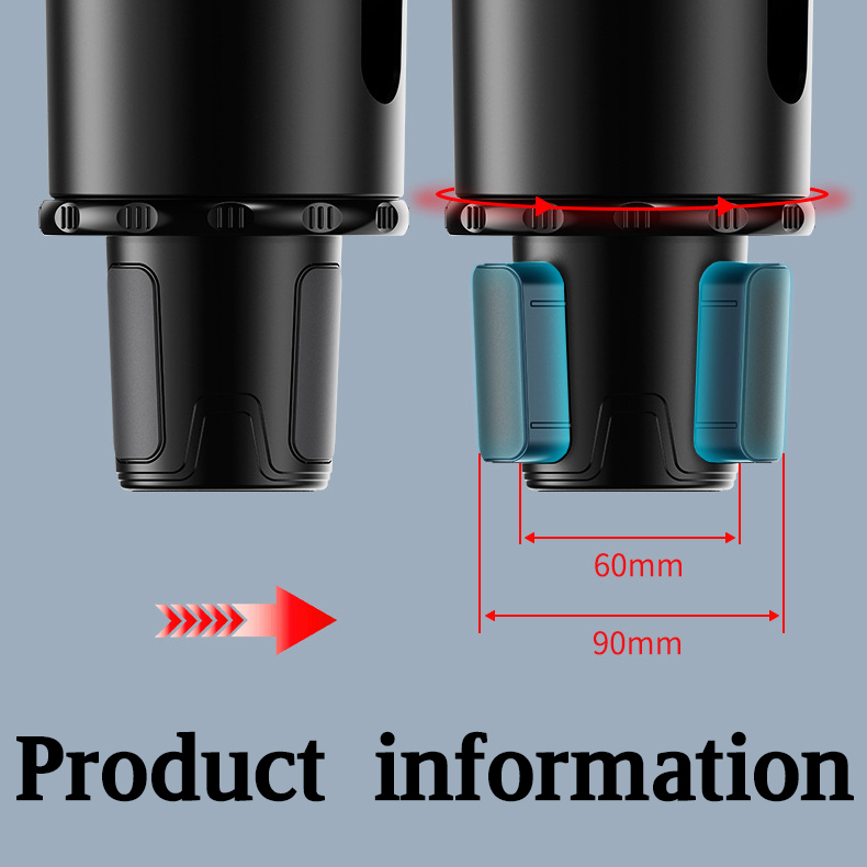 Car cup holder bar stand extender