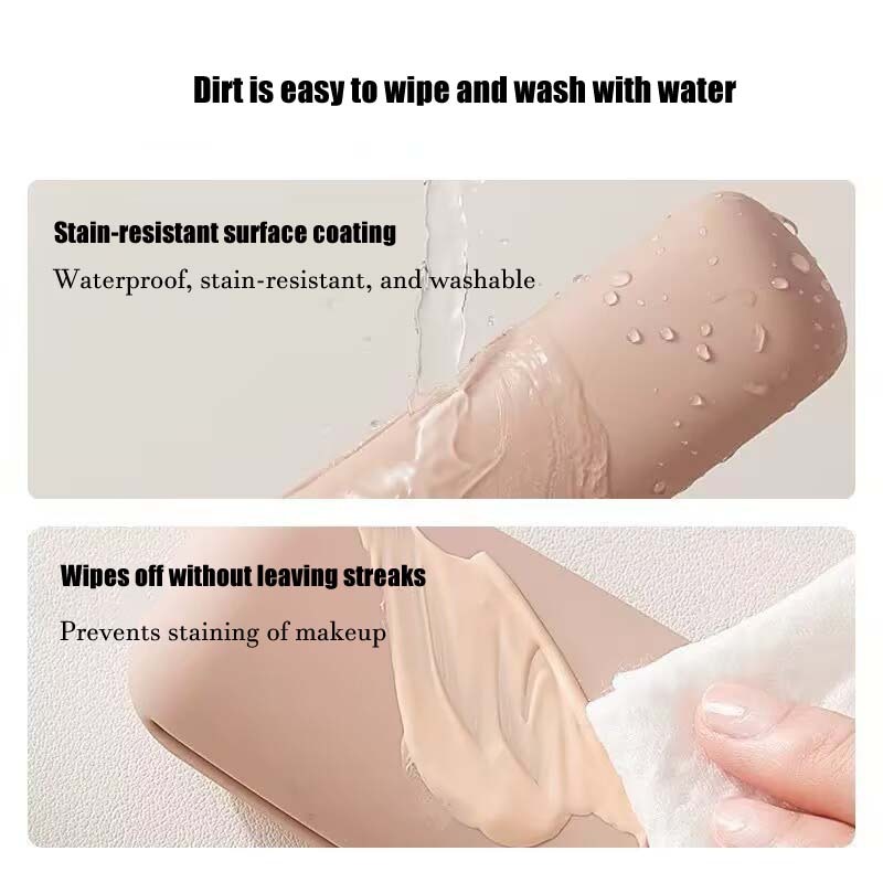 Silicone makeup brush storage bag