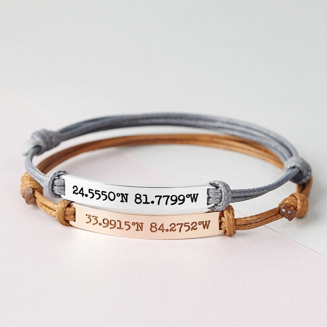 Custom engraved bracelets