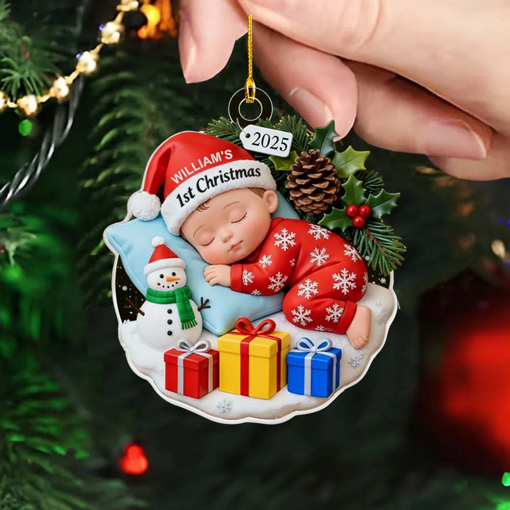 Personalized Decorations - Acrylic Keepsakes for Sleeping Babies