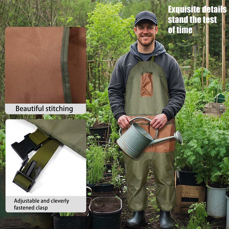 Multi-pocket extended apron