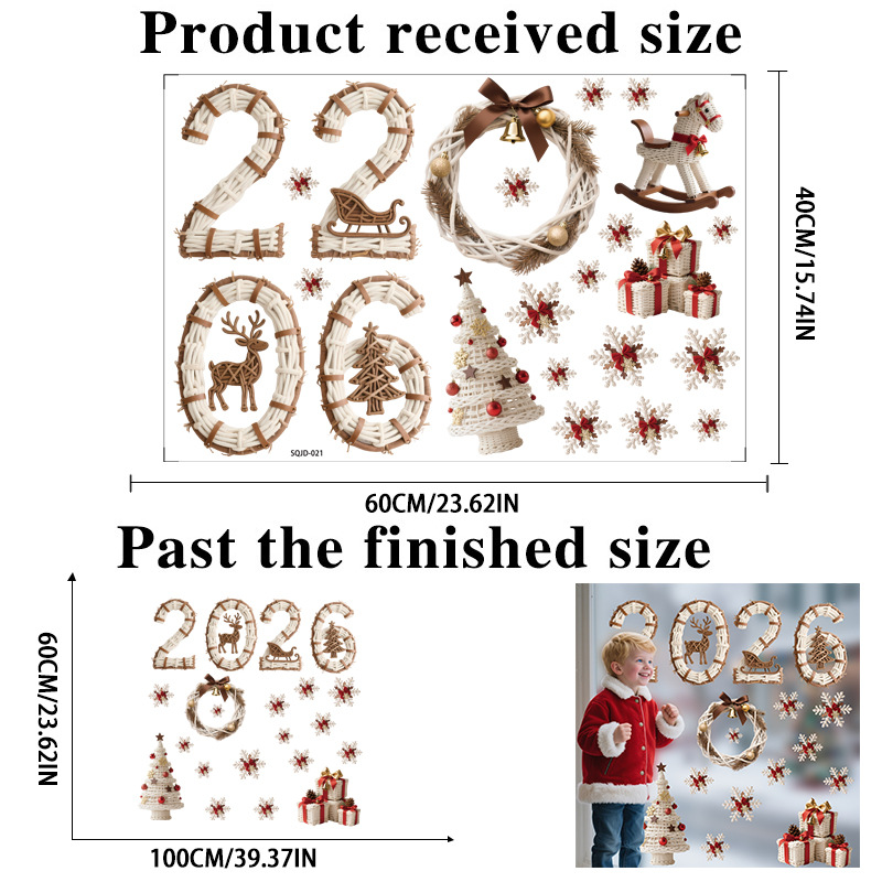 2026 Christmas 3D Stickers