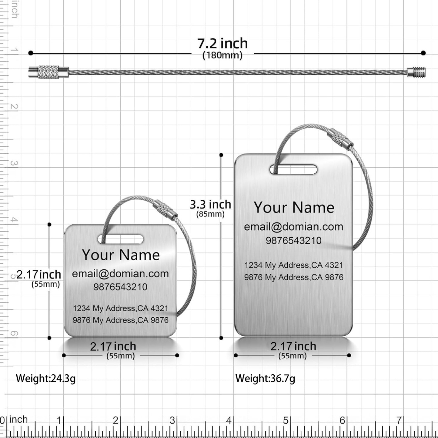 Personalized nameplate