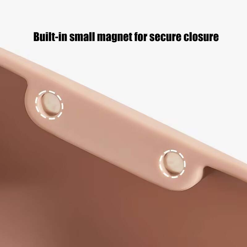 Silicone makeup brush storage bag