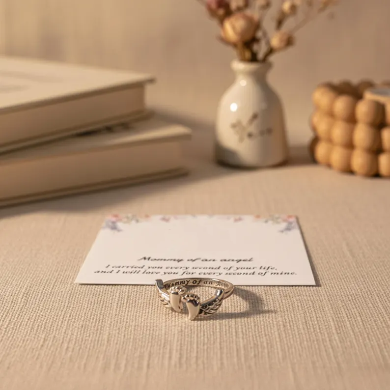 Mom's Angel Ring