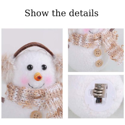 Glowing Snowman Ornament