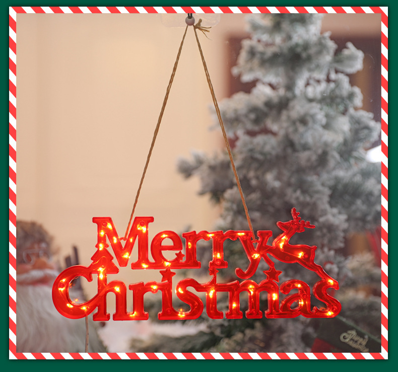 Christmas Alphabet Hanging Light