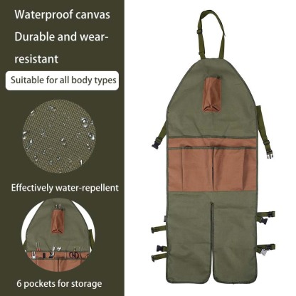 Multi-pocket extended apron