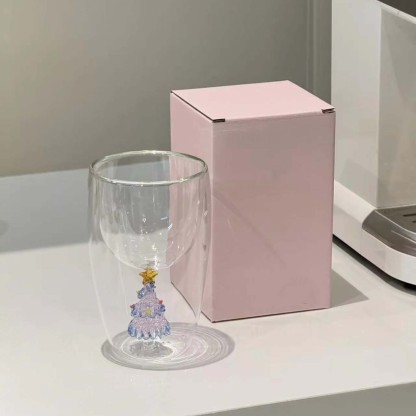 Gilded Christmas Tree Double-Layer Mug