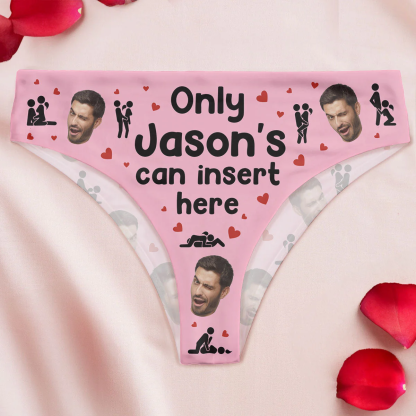 Personalized custom-made women's low-rise briefs