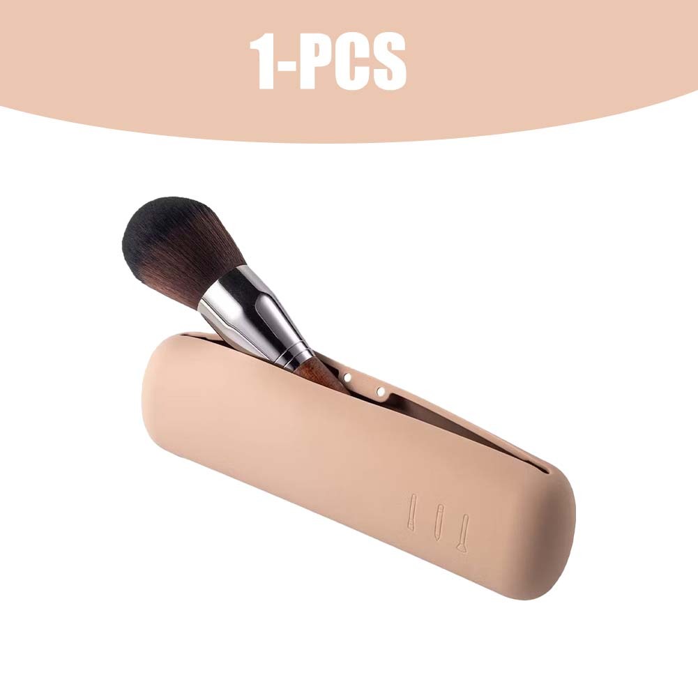 Silicone makeup brush storage bag